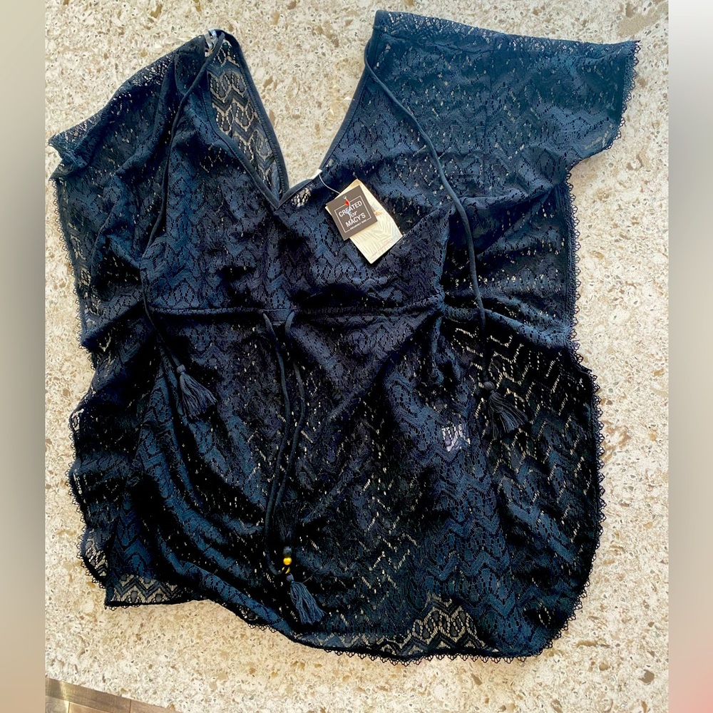Black cover up bikini